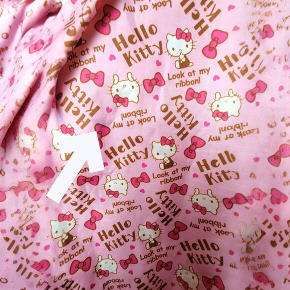 Hello Kitty Backpack School Bag Girls Sanrio All-Over Print Kidcore 2015 - Picture 5 of 9